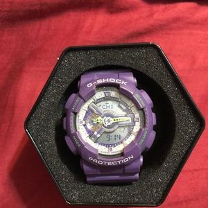 Purple G shock watch